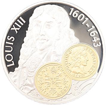 10 gulden 2001 Lodewijk XIII Louis D'or Nederlandse Antillen Proof