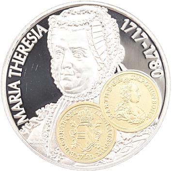 10 gulden 2001 Maria Theresa Dubbele Sovereign Nederlandse Antillen Proof