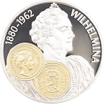 10 gulden 2001 Wilhelmina Tientje Nederlandse Antillen Proof