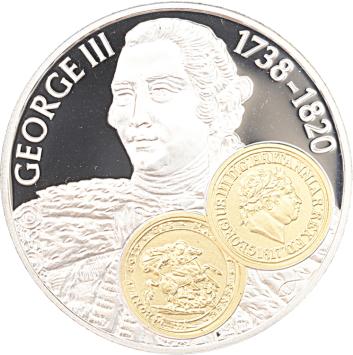 10 gulden 2001 George III Sovereign Nederlandse Antillen Proof