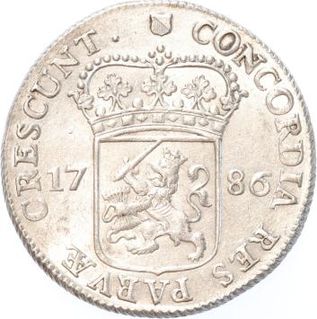 Utrecht Zilveren dukaat 1786