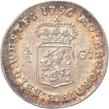 West-Friesland. 1/2 Gulden. 1796