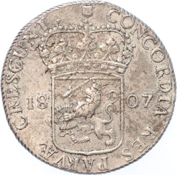 Koninkrijk Holland Zilveren dukaat 1807