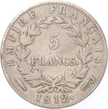 Franse inlijving 5 Francs 1812