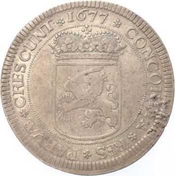 Enkhuizen Zilveren dukaat 1677