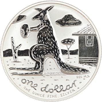 Australië Kangaroo 2008 1 ounce silver