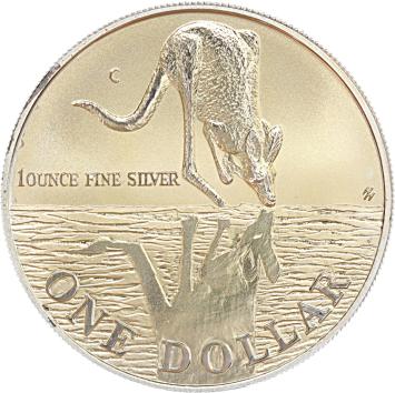 Australië Kangaroo 1997 1 ounce silver