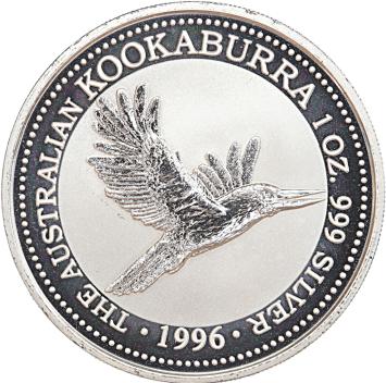 Australië Kookaburra 1996 1 ounce silver
