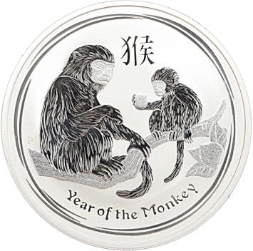Australië Lunar 2 Aap 2016 1 ounce silver