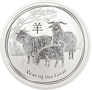 Australië Lunar 2 Geit 2015 1 ounce silver
