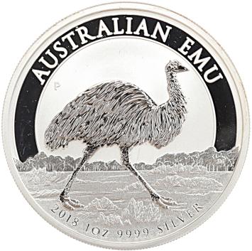 Australië Emu 2018 1 ounce silver