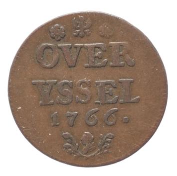 Overijssel Duit 1766