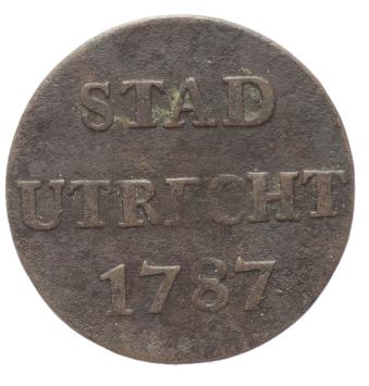 Utrecht-stad Duit 1787