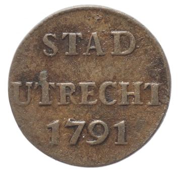 Utrecht-stad Duit 1791