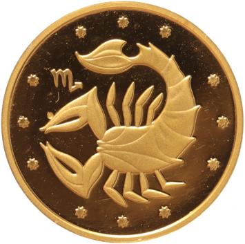 Ukraine 2 Hryvnias gold 2007 Scorpio
