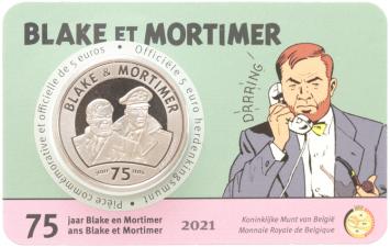 Blake en Mortimer 5 euro België 2021