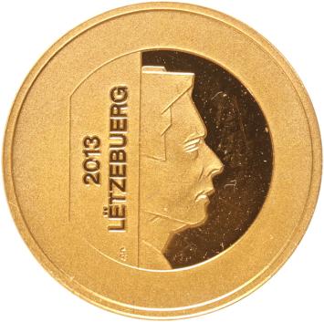 Luxemburg 10 euro goud 2013 Gëlle Fra proof