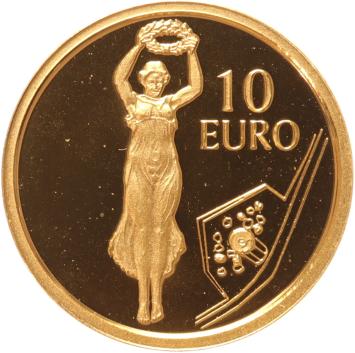 Luxemburg 10 euro goud 2013 Gëlle Fra proof
