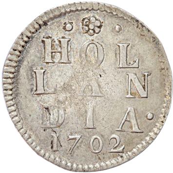 Holland Duit zilver 1702