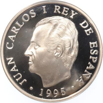 Spain 2000 Pesetas 1995 50th ann United Nations silver Proof