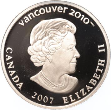 Canada 25 Dollars 2007 Hockey silver Proof