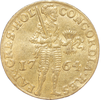 Holland Nederlandse dukaat goud 1764