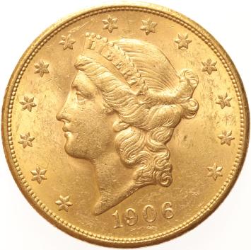USA 20 dollars 1906s