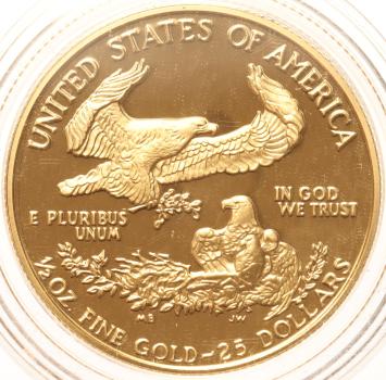 USA 25 Dollars 1988p