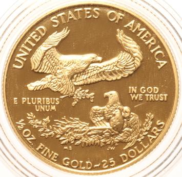 USA 25 Dollars 1989p