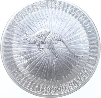 Australië Kangaroo 2021 1 ounce silver