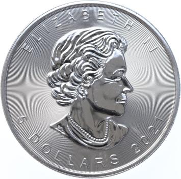 Canada Maple Leaf 2021 1 ounce silver