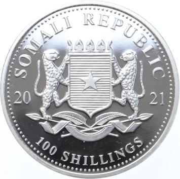 Somalia Olifant 2021 1 ounce silver
