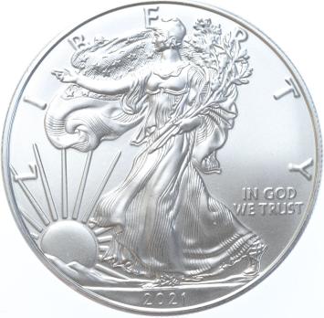 USA Eagle 2021-1 1 ounce silver type 1