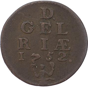Gelderland Duit 1752