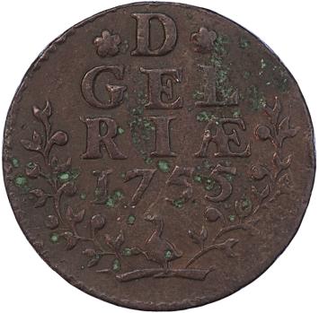 Gelderland Duit 1755
