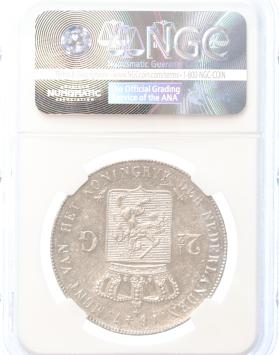 Netherlands 2½ gulden 1847 MS61