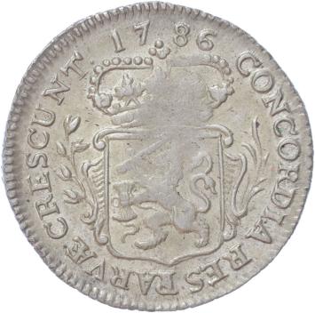 Zeeland Eighth ducat silver 1786