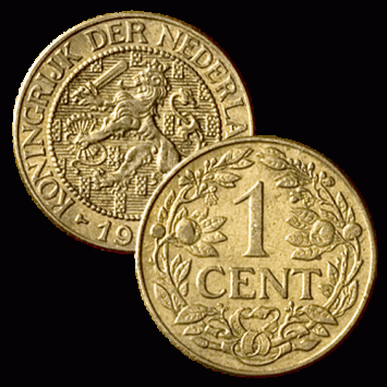 1 Cent 1942pp geel koper