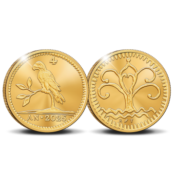 Papegaai Duit  Goud - 1 ounce