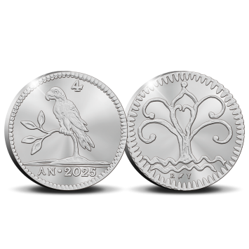 Papegaai Duit Zilver - 1 ounce