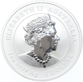 Australië Lunar 3 Tijger 2022 1 ounce silver