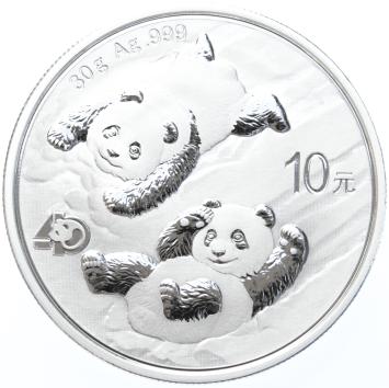 China Panda 2022 30 gram silver