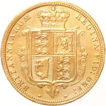 Great Britain 1/2 Sovereign 1885/83