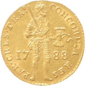 Utrecht Nederlandse dukaat goud 1788