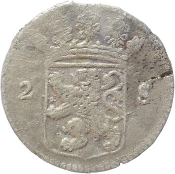 Holland Dubbele wapenstuiver 1701