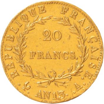 France 20 francs AN13
