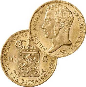 10 Gulden goud 1820U