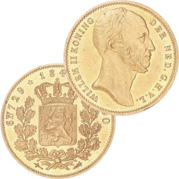 10 Gulden goud 1848