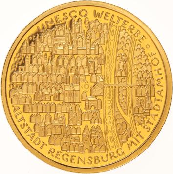 Germany 100 Euro Altstad Regensburg mit Stadamhof 2016F