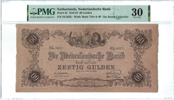 60 guilders 1860 Banknote 106-8